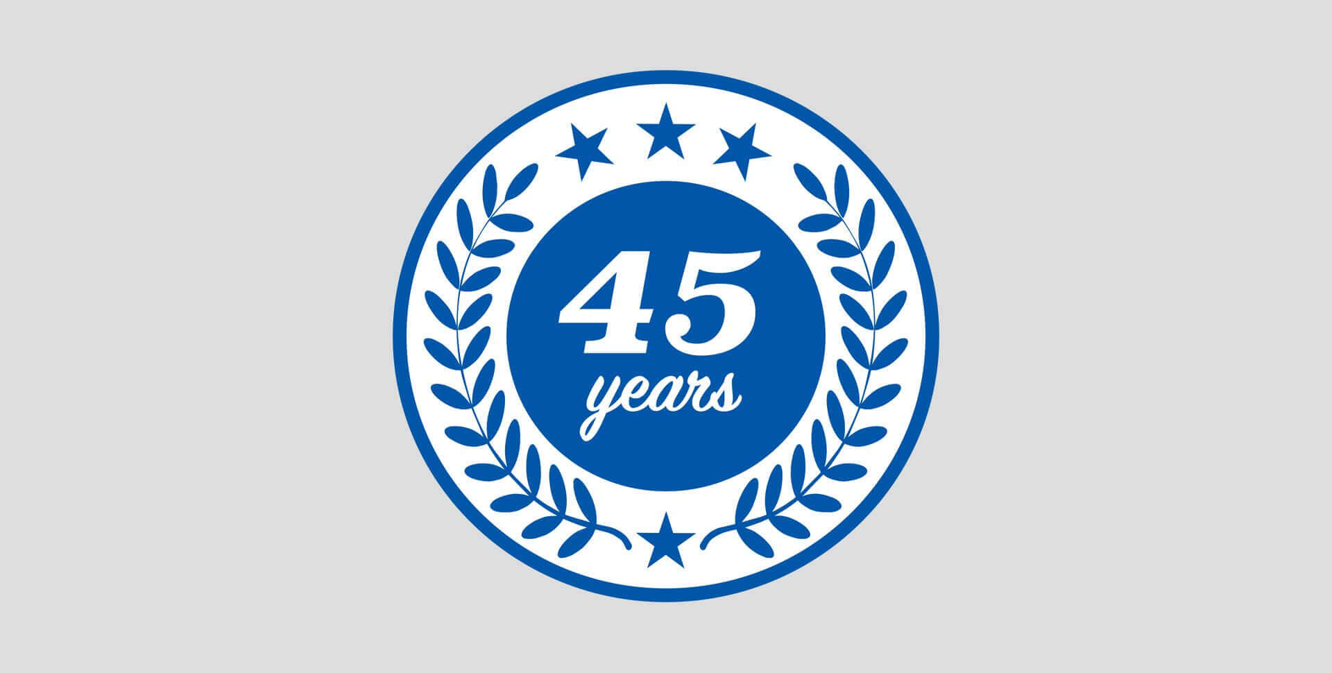 2017 – 45 Years
